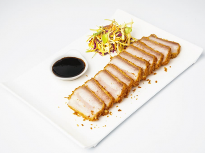 PAPADA DE CERDO APANADA AL ESTILO JAPONES