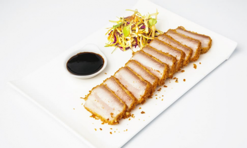 PAPADA DE CERDO APANADA AL ESTILO JAPONES